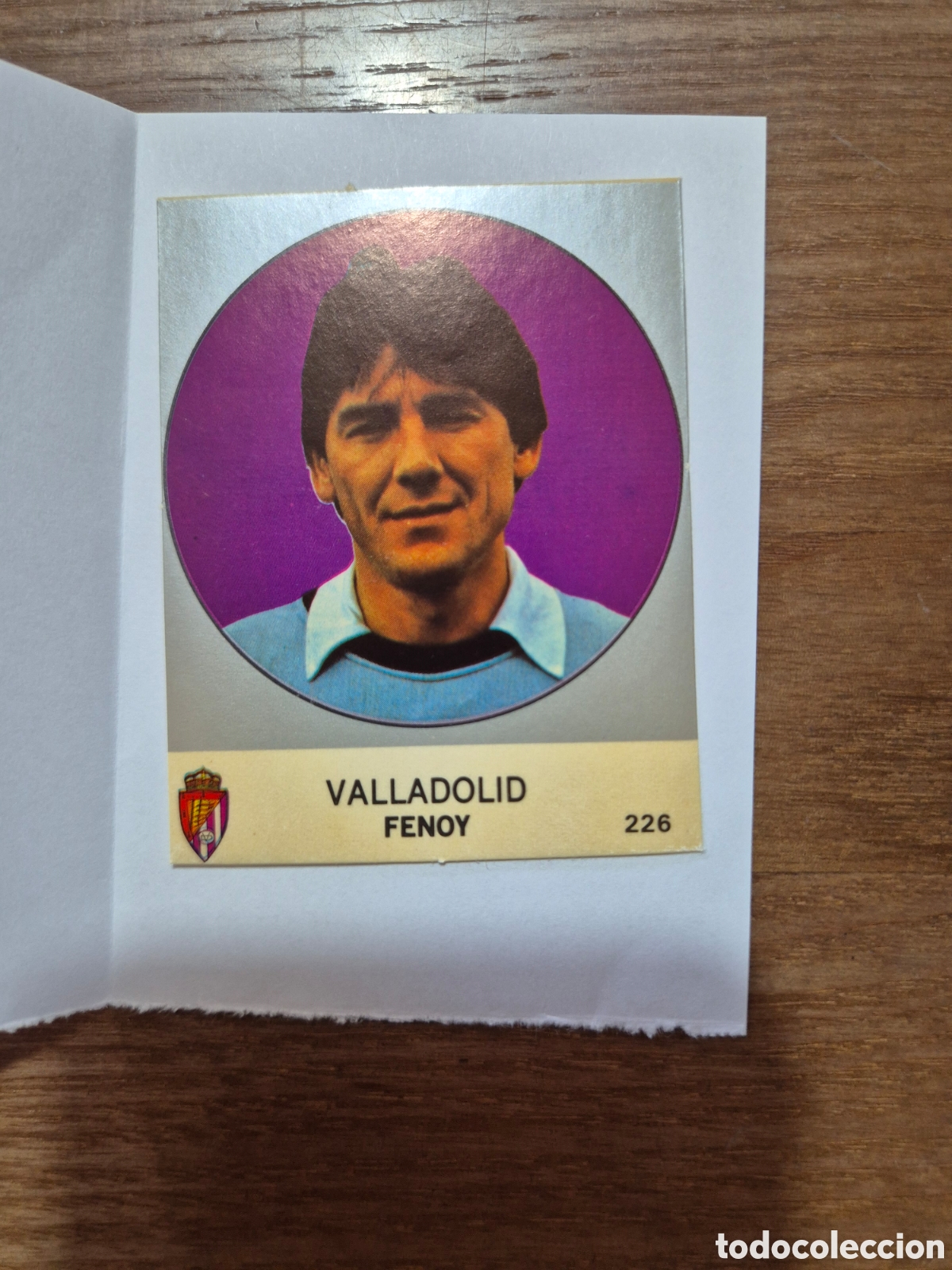 Cartes &agrave; collectionner de Football: FENOY VALLADOLID N&ordm; 226 LIGA 83 - 84 J. MERCHANTE