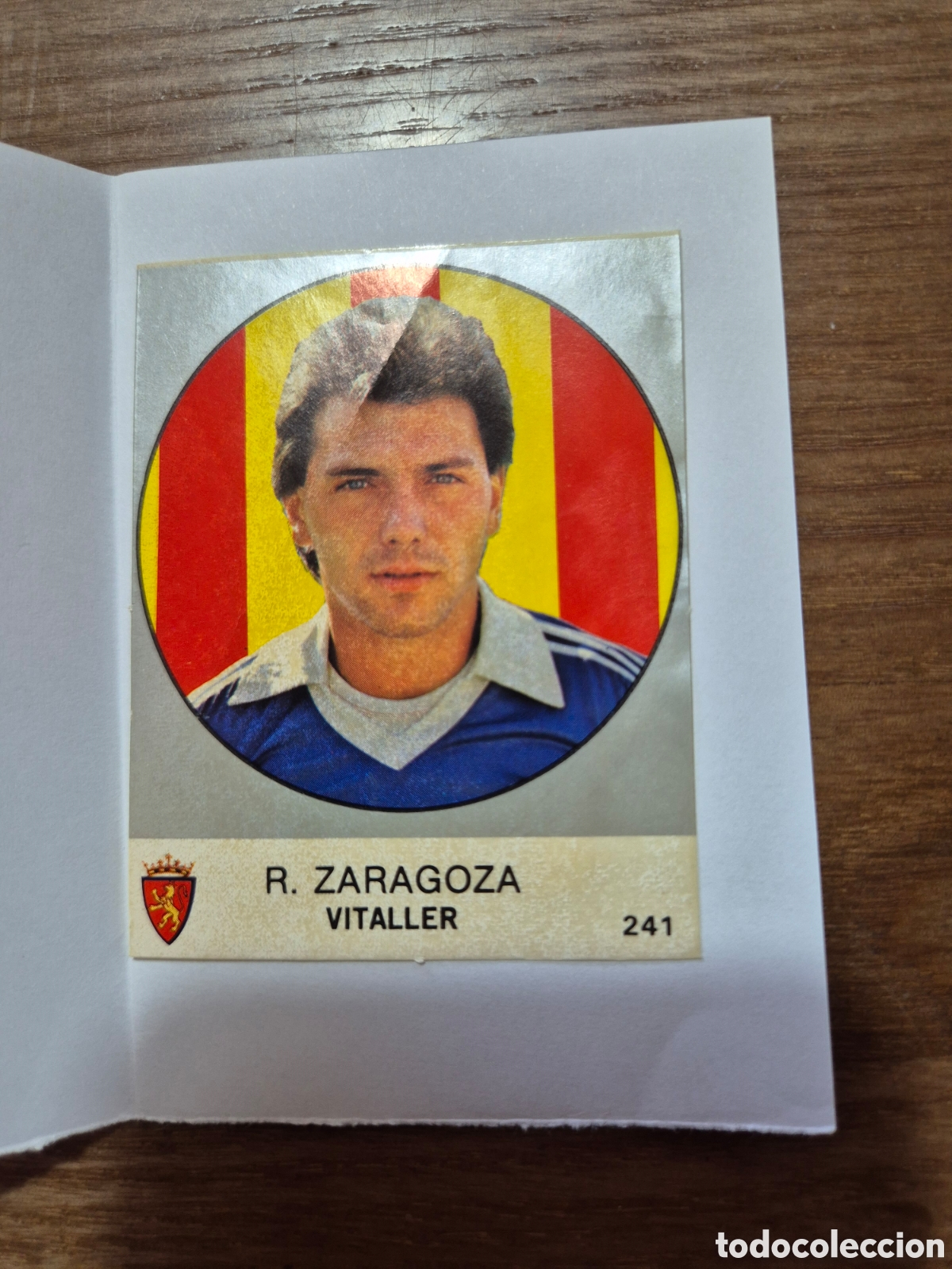 Cartes &agrave; collectionner de Football: VITALLER ZARAGOZA N&ordm; 241 LIGA 83 - 84 J. MERCHANTE