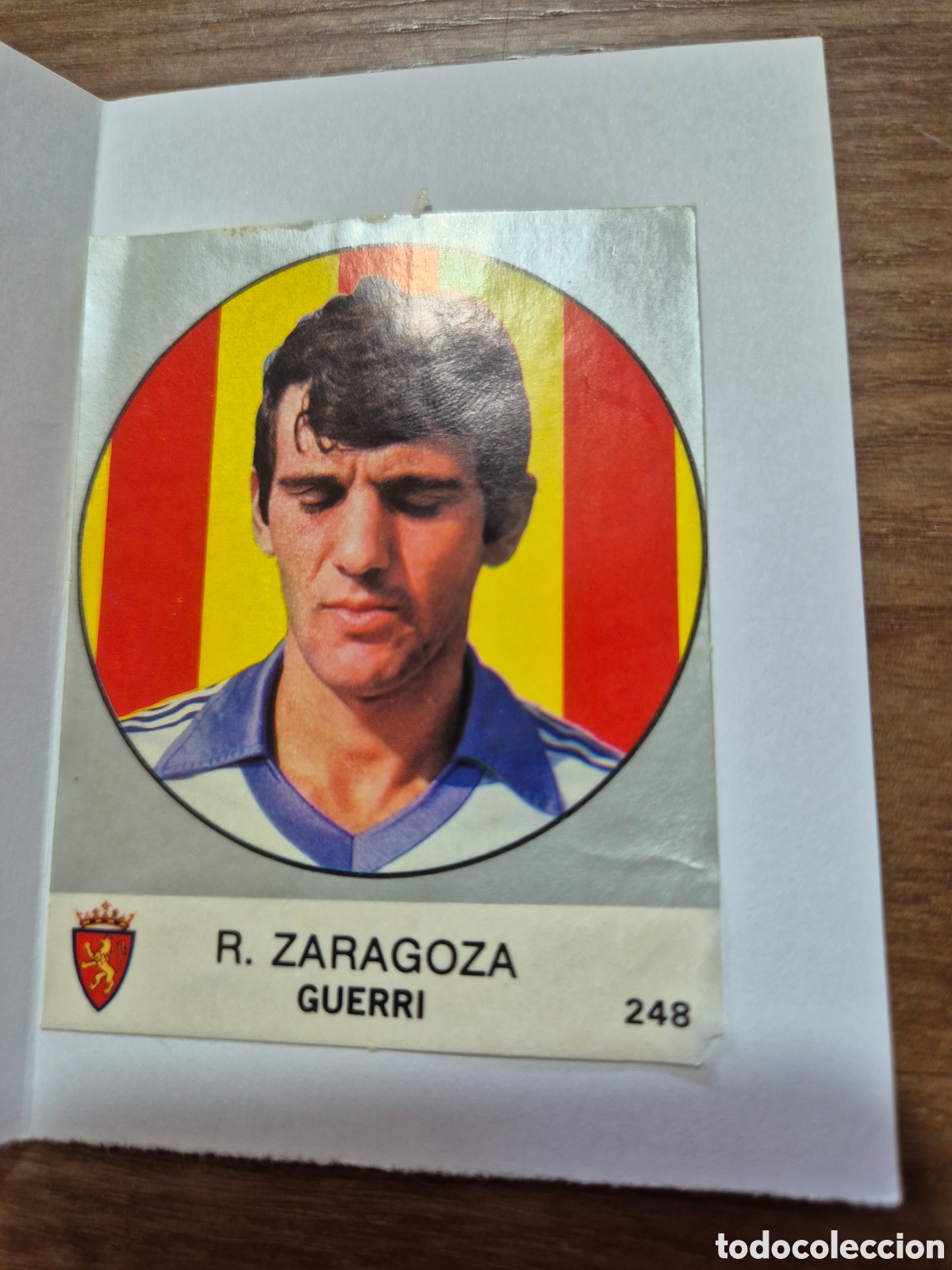 Cromos de Futebol: GUERRI ZARAGOZA N&ordm; 248 LIGA 83 - 84 J. MERCHANTE