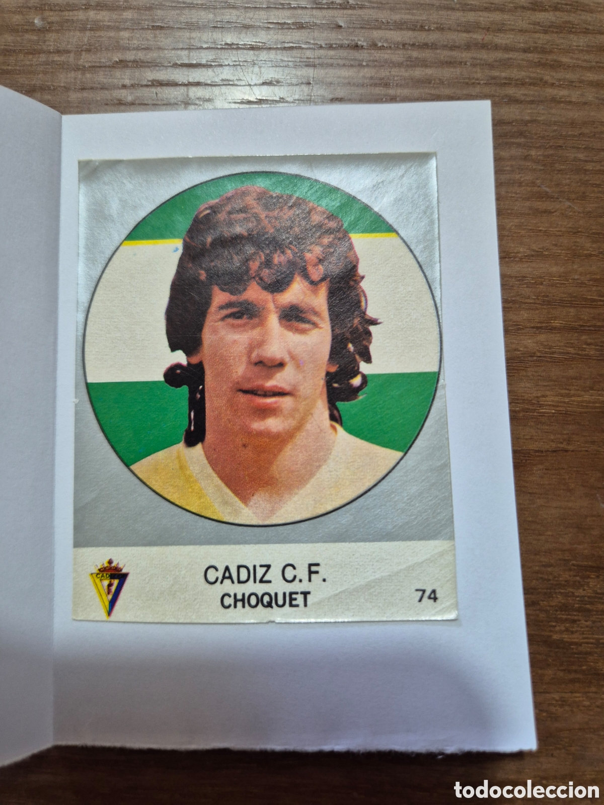 Cromos de F&uacute;tbol: CHOQUET CADIZ N&ordm; 74 LIGA 83 - 84 J. MERCHANTE