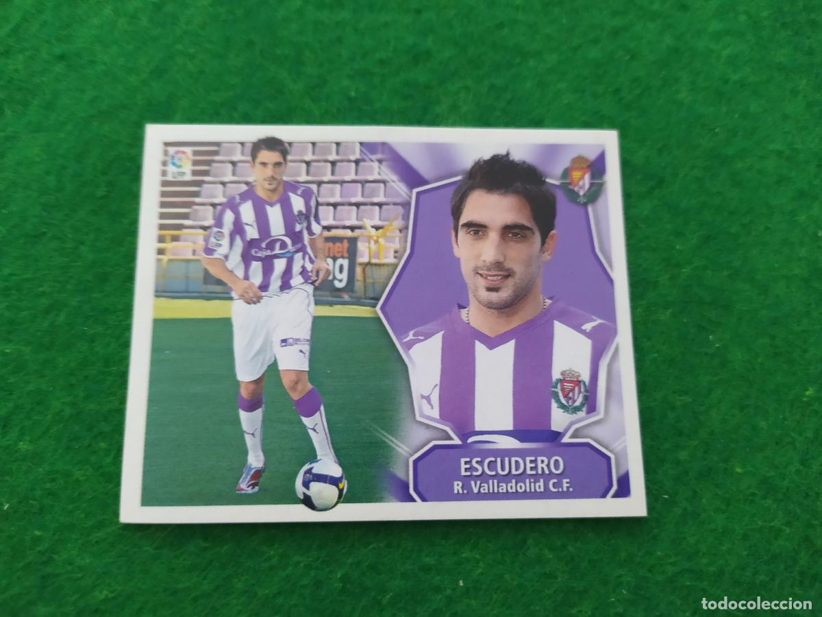 Fu&szlig;ball-Sticker: Liga este 2008 2009 08 09 nuevo sin pegar - FICHAJE N&ordm; 9 ESCUDERO VALLADOLID