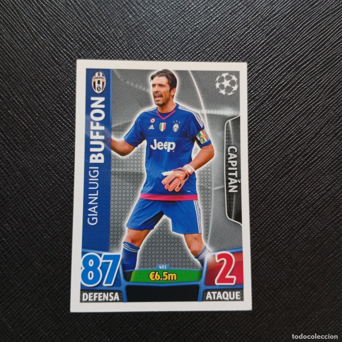 Figurine di Calcio: 451 BUFFON JUVENTUS TOPPS MATCH ATTAX 2015 2016 CROMO 15 16 FUTBOL - A7 PG397