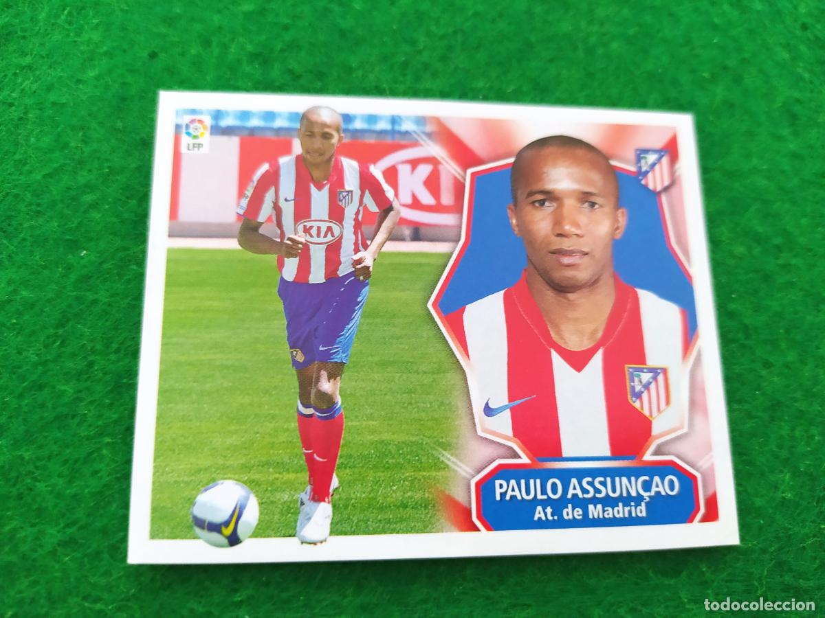 Fu&szlig;ball-Sticker: Liga este 2008 2009 08 09 nuevo sin pegar - COLOCA PAULO ASSUN&Ccedil;AO ATLETICO DE MADRID
