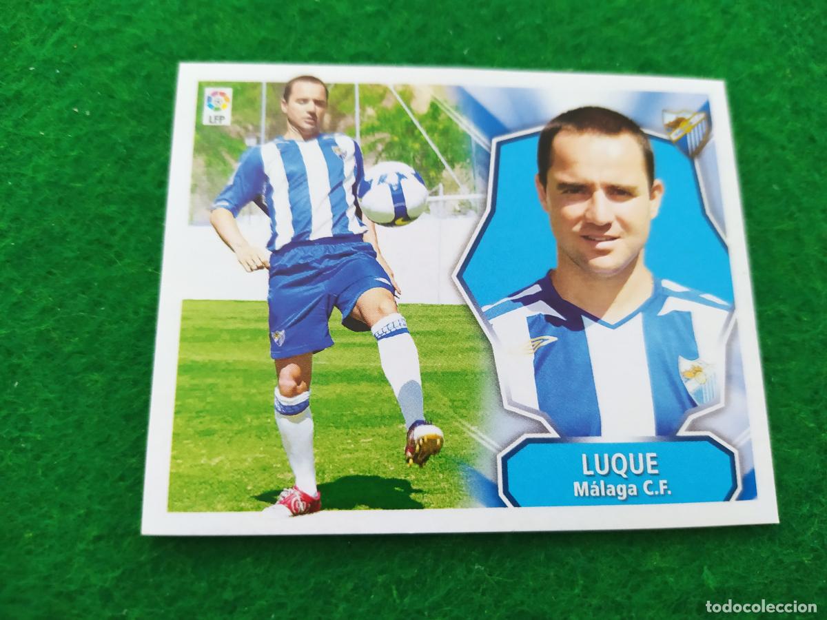 Fu&szlig;ball-Sticker: Liga este 2008 2009 08 09 nuevo sin pegar - COLOCA LUQUE MALAGA