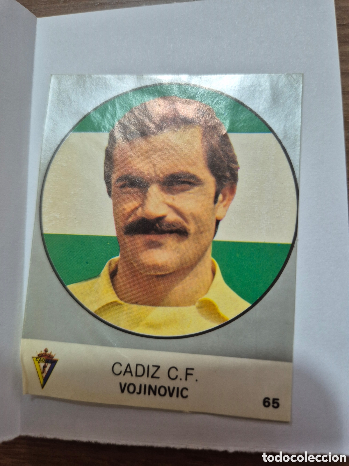 Cromos de Futebol: VOJINOVIC CADIZ N&ordm; 65 LIGA 83 - 84 J. MERCHANTE