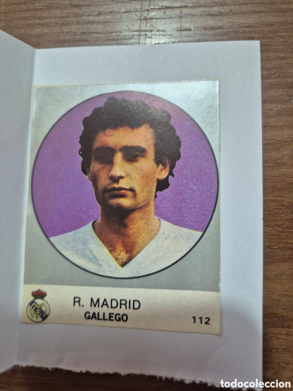 Cromos de Futebol: GALLEGO R MADRID N&ordm; 112 LIGA 83 - 84 J. MERCHANTE