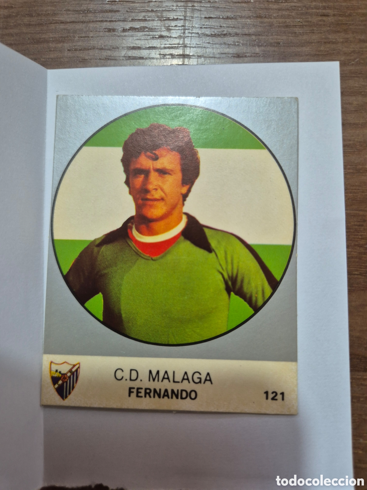 Cromos de F&uacute;tbol: FERNANDO MALAGA N&ordm; 121 LIGA 83 - 84 J. MERCHANTE