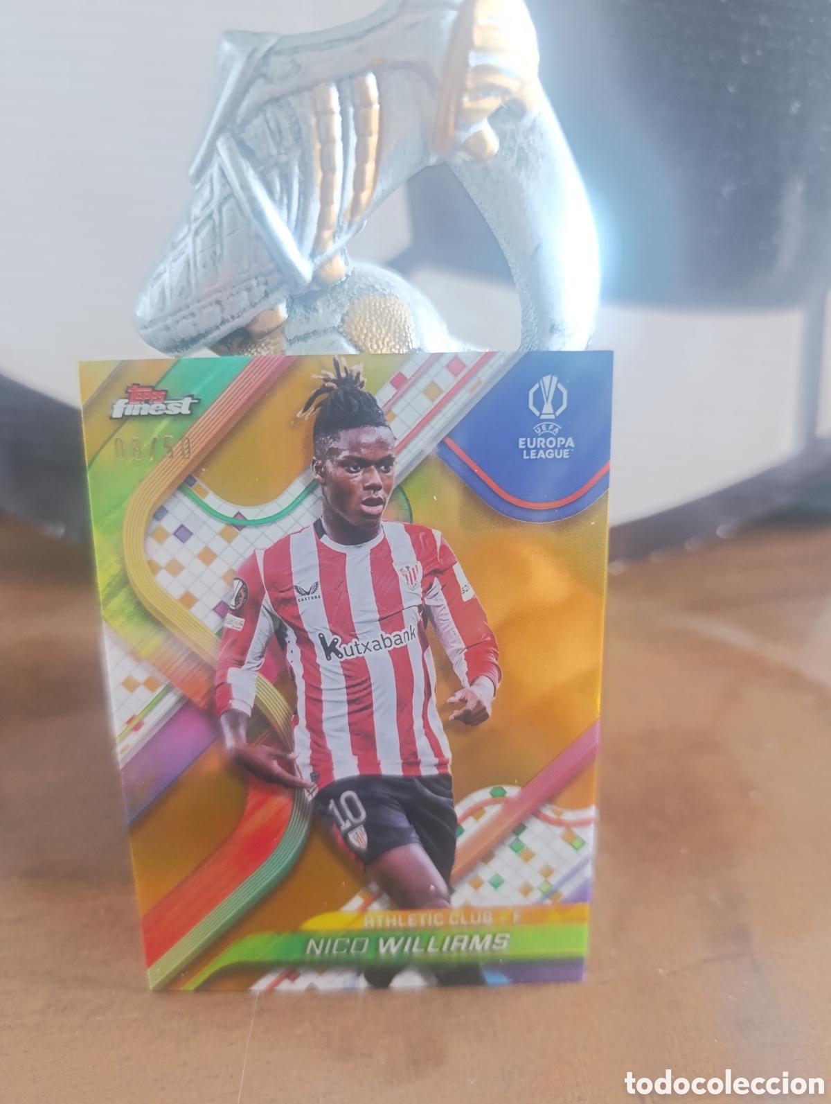 Cromos de F&uacute;tbol: Nico Williams Athletic 08 50 Europa league