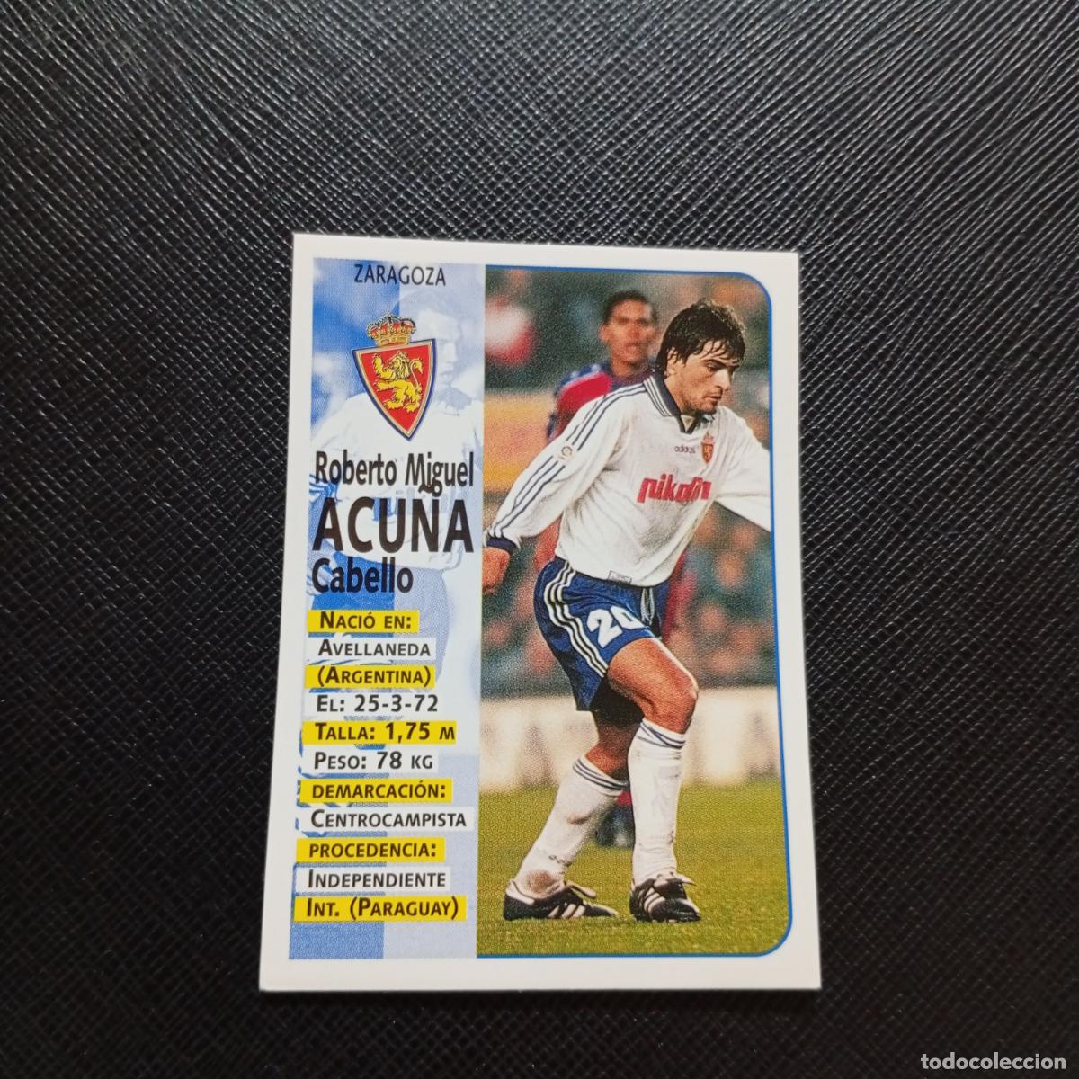 Cromos de F&uacute;tbol: 246 ACU&Ntilde;A ZARAGOZA PANINI 1998 1999 CROMO FUTBOL LIGA 98 99 - SIN PEGAR - A111 PG217