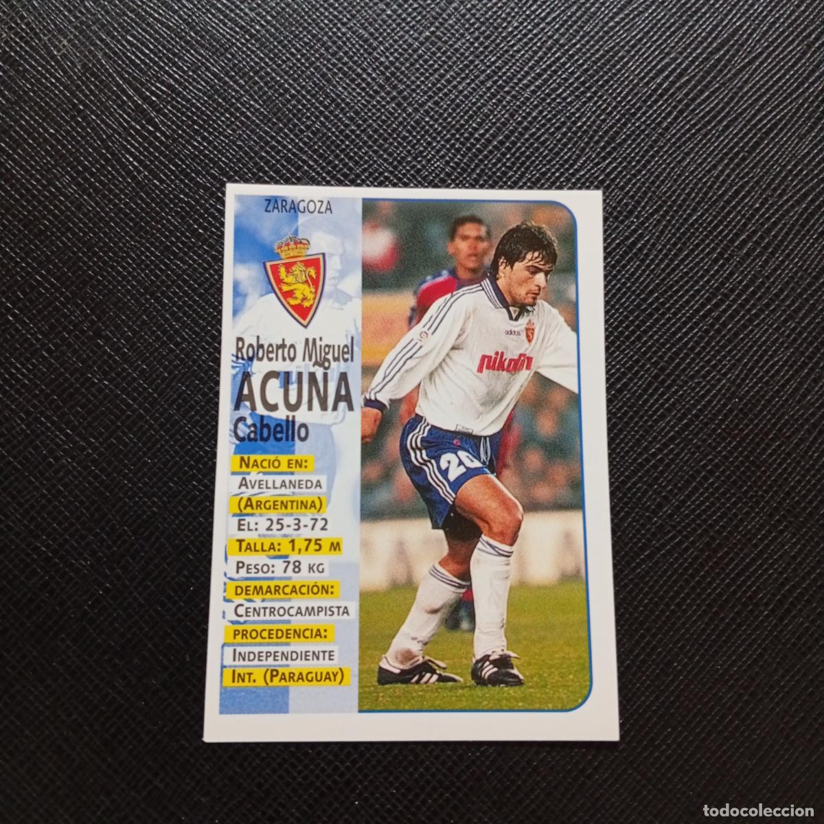 Cromos de F&uacute;tbol: 246 ACU&Ntilde;A ZARAGOZA PANINI 1998 1999 CROMO FUTBOL LIGA 98 99 - SIN PEGAR - A111 PG226
