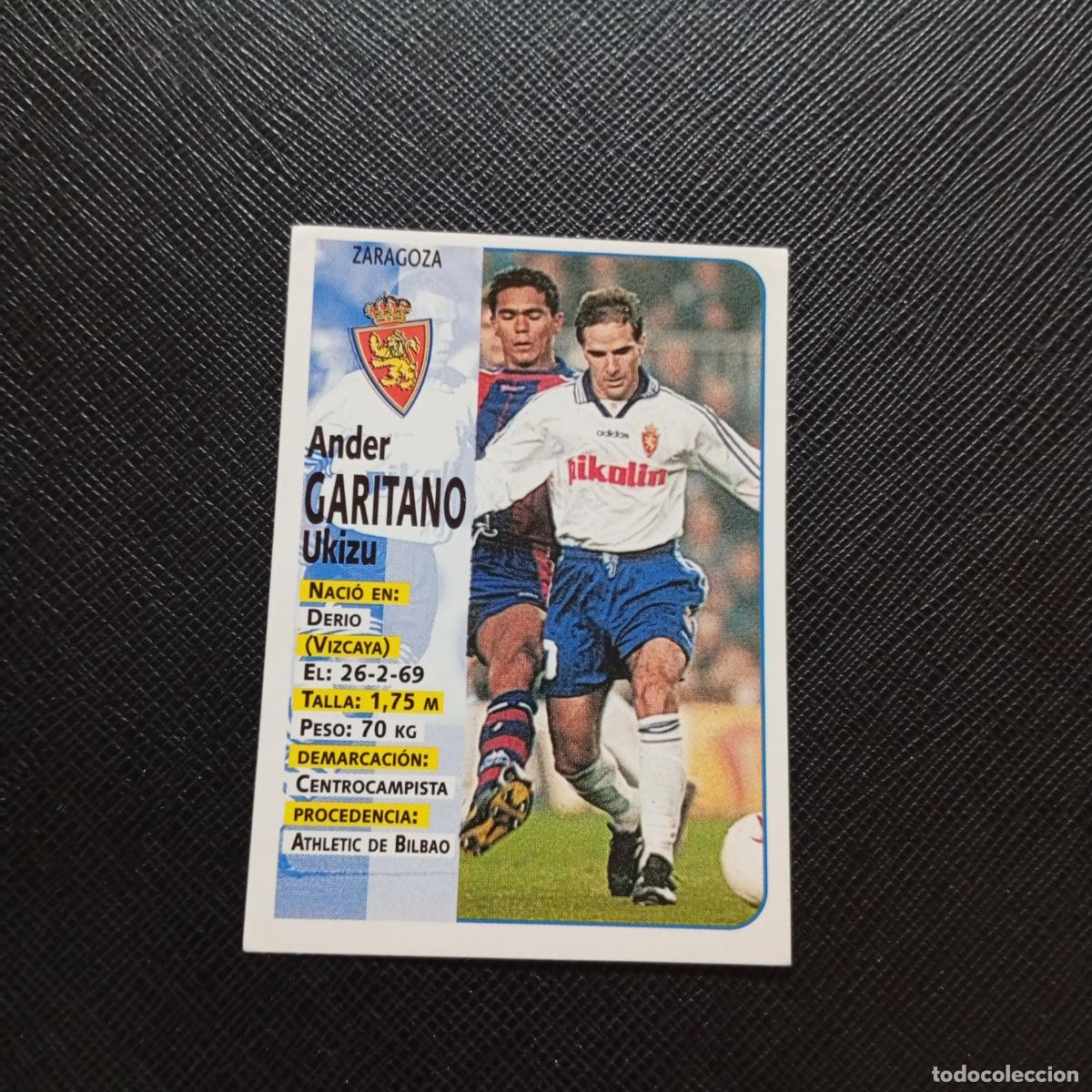 Cromos de F&uacute;tbol: 248 GARITANO ZARAGOZA PANINI 1998 1999 CROMO FUTBOL LIGA 98 99 - SIN PEGAR - A111 PG217