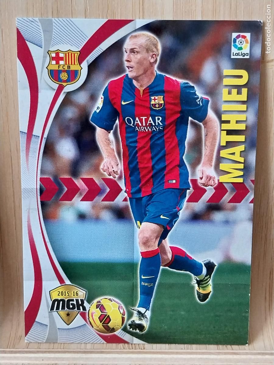 Cromos de F&uacute;tbol: MATHIE BARCELONA PANINI MGK 2015 15 16 CROMO CARD ORIGINAL # 65 MEGACRACKS
