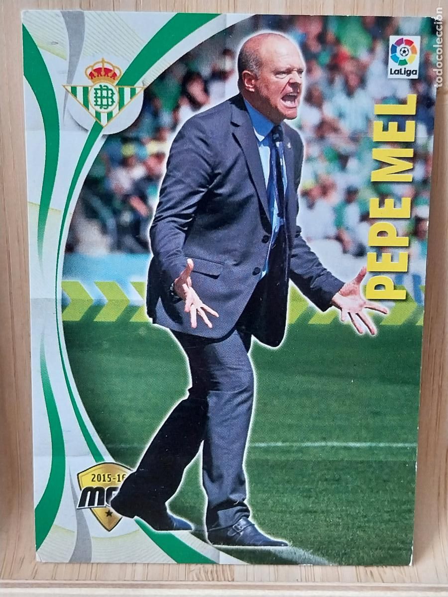 Football Stickers: PEPE MEL REAL BETIS PANINI MGK 2015 15 16 CROMO CARD ORIGINAL # 83 MEGACRACKS