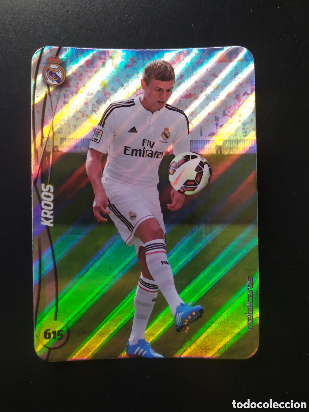 Fu&szlig;ball-Sticker: Mundicromo fichas Liga 2014 2015 14 15 Kroos top brillo rayas n&deg; 615 Real Madrid