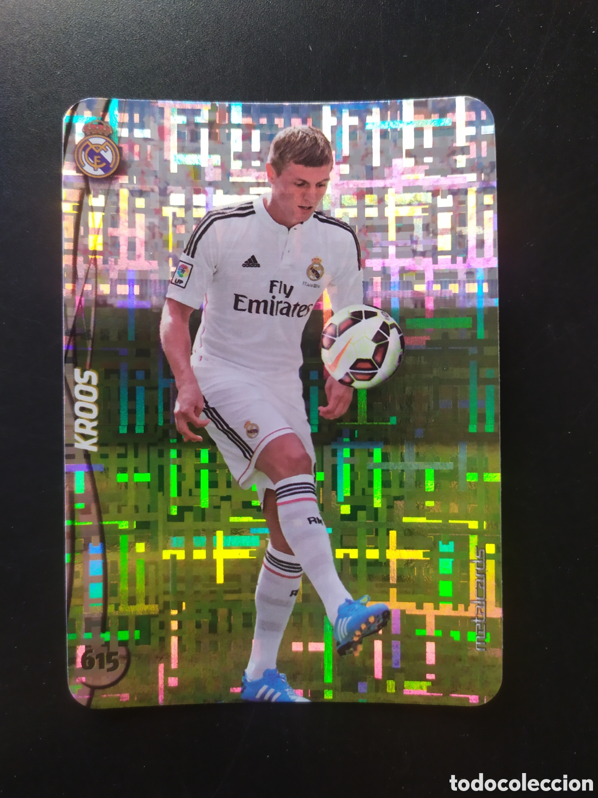 Cartes &agrave; collectionner de Football: Mundicromo fichas Liga 2014 2015 14 15 Kroos top brillo tetris n&deg; 615 Real Madrid