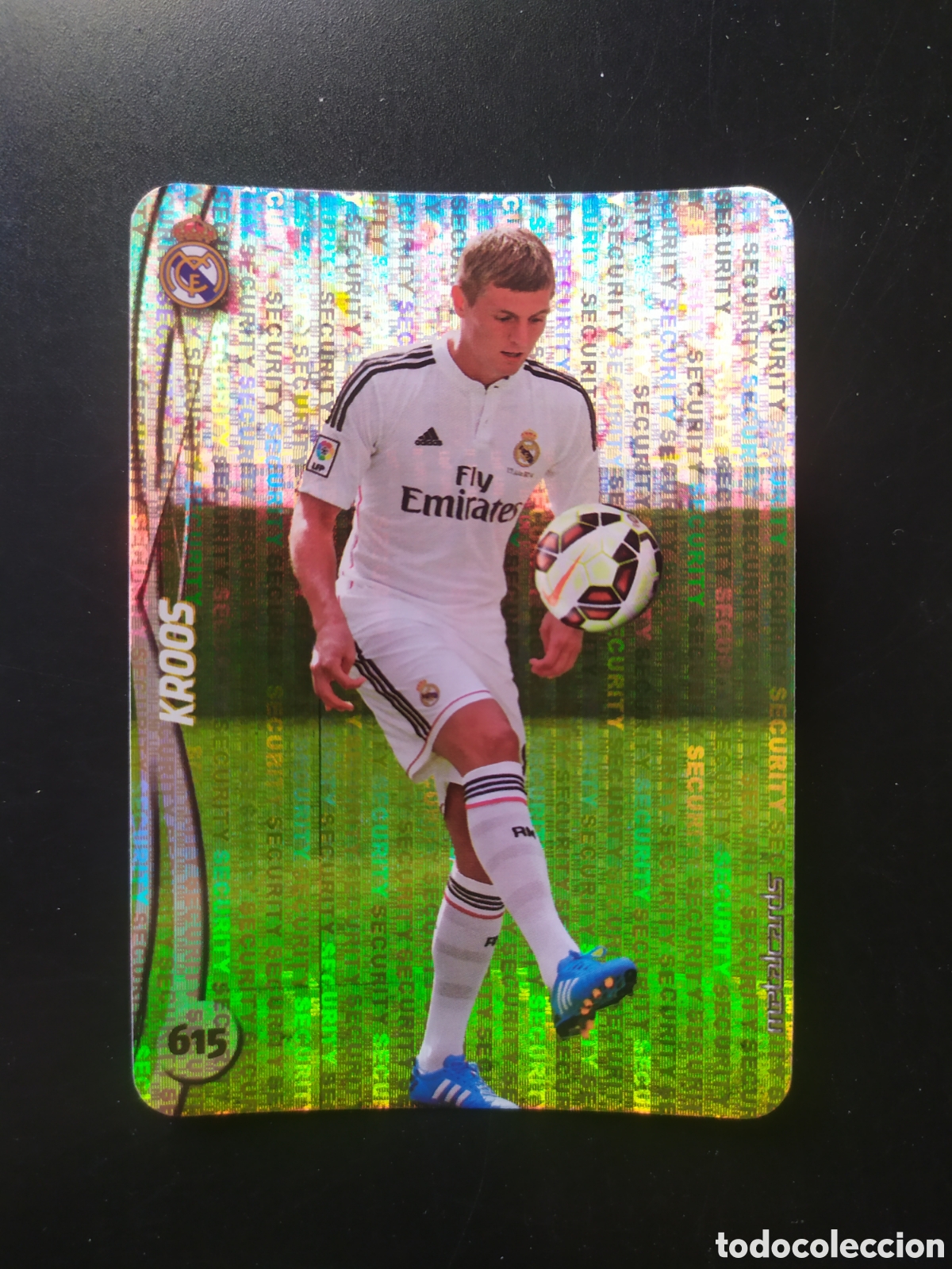 Fu&szlig;ball-Sticker: Mundicromo fichas Liga 2014 2015 14 15 Kroos top brillo security n&deg; 615 Real Madrid