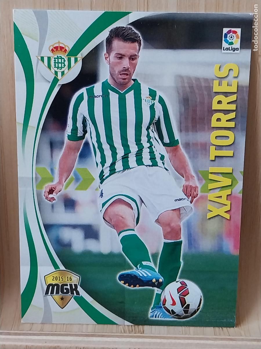 Cromos de F&uacute;tbol: XAVI TORRES REAL BETIS PANINI MGK 2015 15 16 CROMO CARD ORIGINAL # 93 MEGACRACKS ***