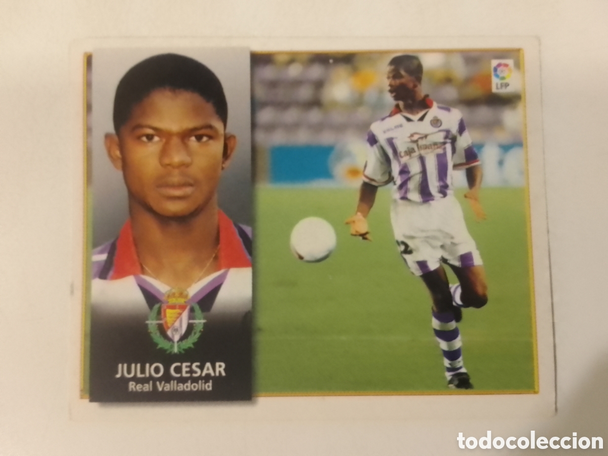 Cromos de F&uacute;tbol: Colecciones Este 98-99 Julio Cesar &bull; Valladolid.