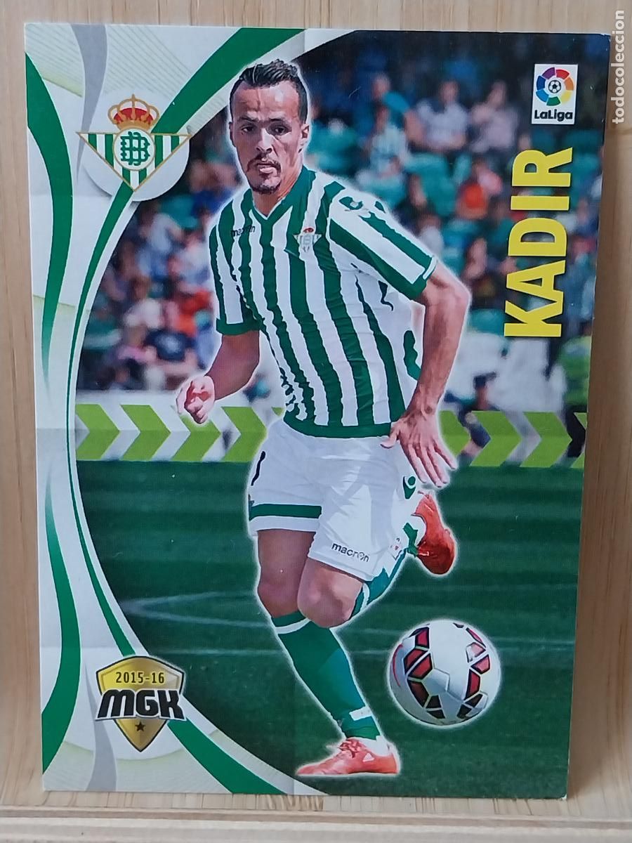 Cromos de F&uacute;tbol: KADIR REAL BETIS PANINI MGK 2015 15 16 CROMO CARD ORIGINAL # 94 MEGACRACKS *