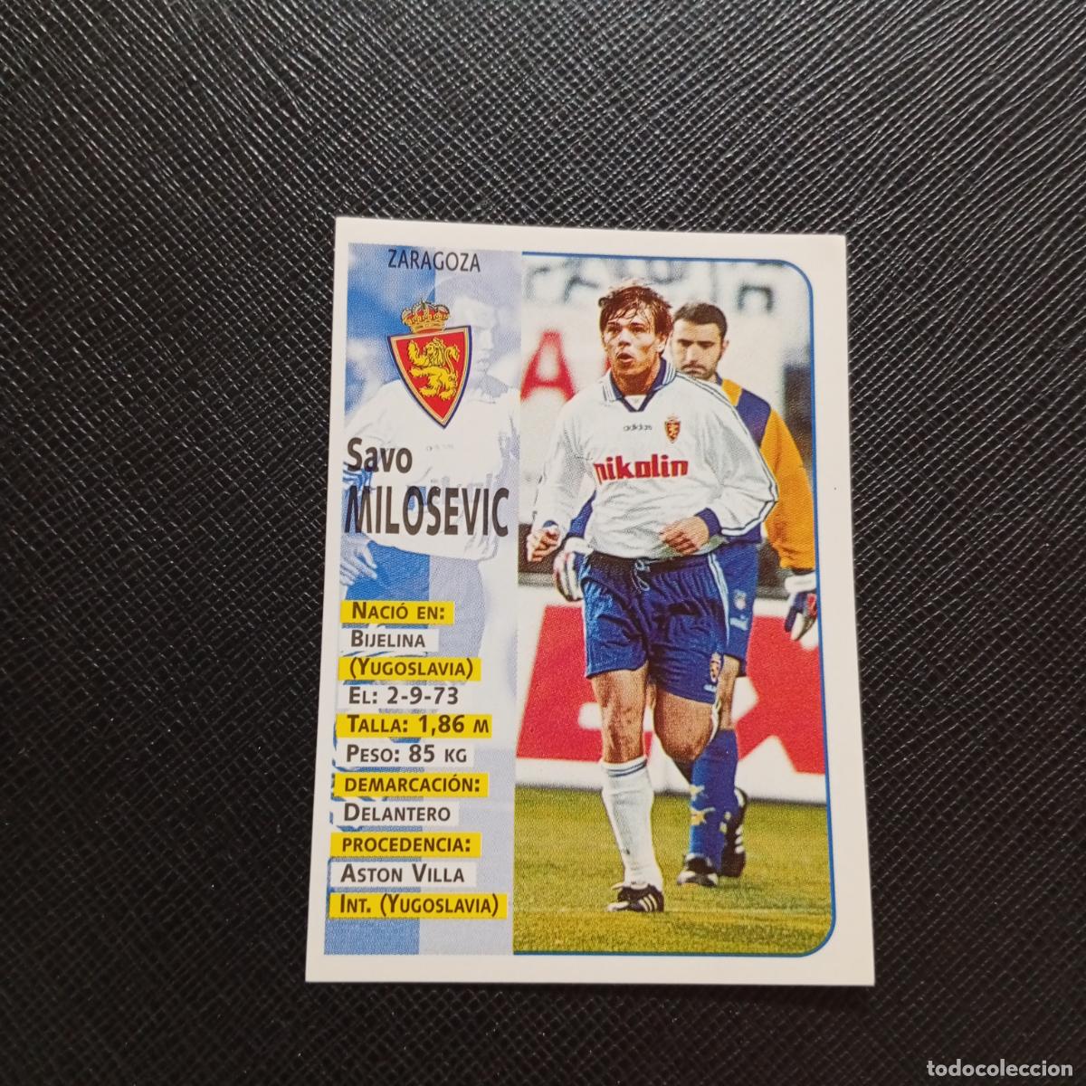 Cartes &agrave; collectionner de Football: 254 MILOSEVIC ZARAGOZA PANINI 1998 1999 CROMO FUTBOL LIGA 98 99 - SIN PEGAR - A111 PG253