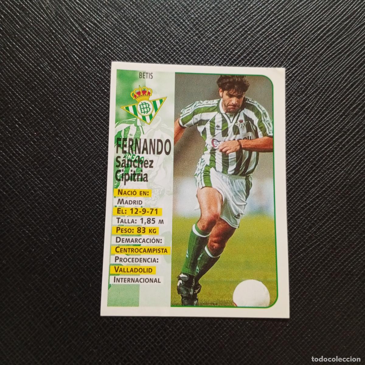 Figurine di Calcio: 149 FERNANDO REAL BETIS PANINI 1998 1999 CROMO FUTBOL LIGA 98 99 - SIN PEGAR - A111 PG271