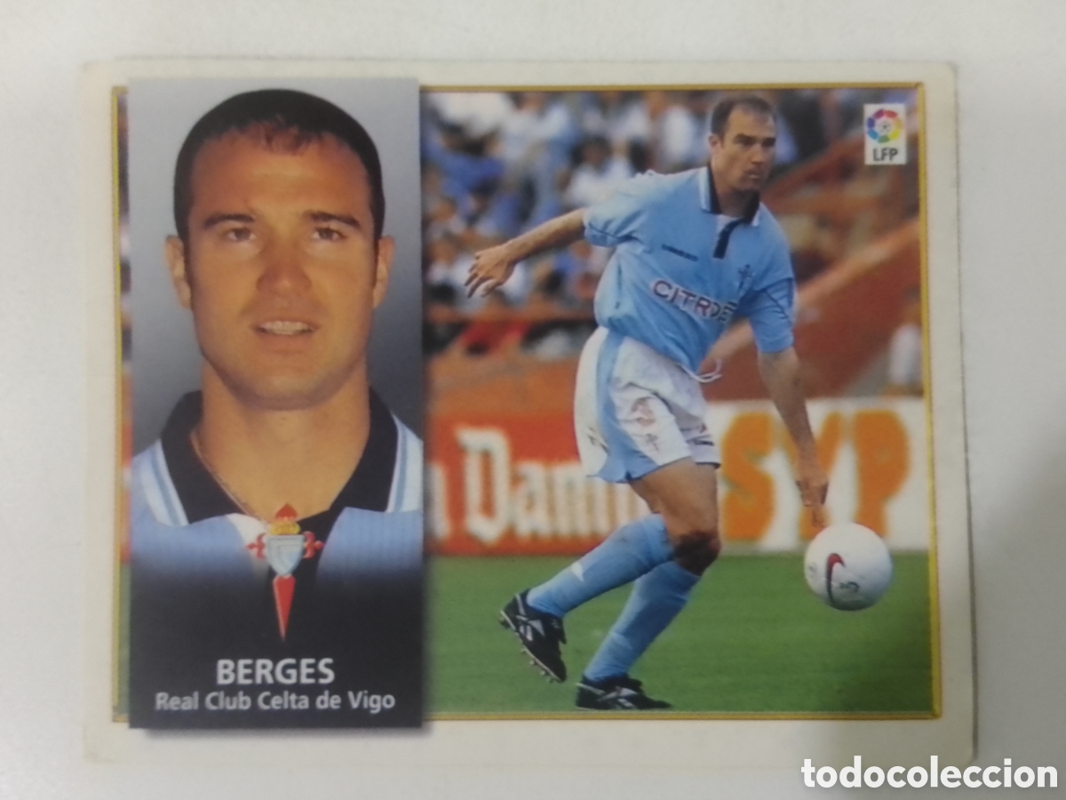 Cromos de F&uacute;tbol: Colecciones Este 98-99 Berges &bull; Celta de Vigo.