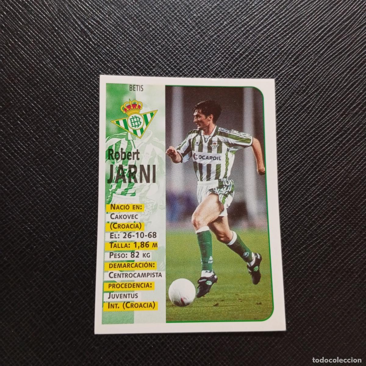 Cromos de F&uacute;tbol: 155 JARNI REAL BETIS PANINI 1998 1999 CROMO FUTBOL LIGA 98 99 - SIN PEGAR - A111 PG280 B