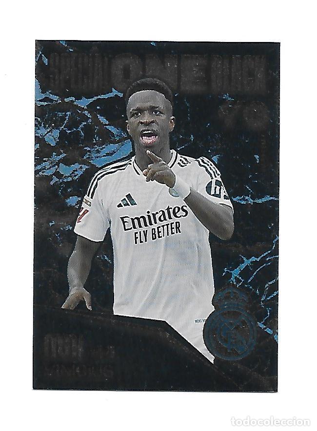 Cromos de F&uacute;tbol: VINICIUS (REAL MADRID) SPECIAL ONE BLACK , PANINI MEGACRACKS LIGA 2025 2026