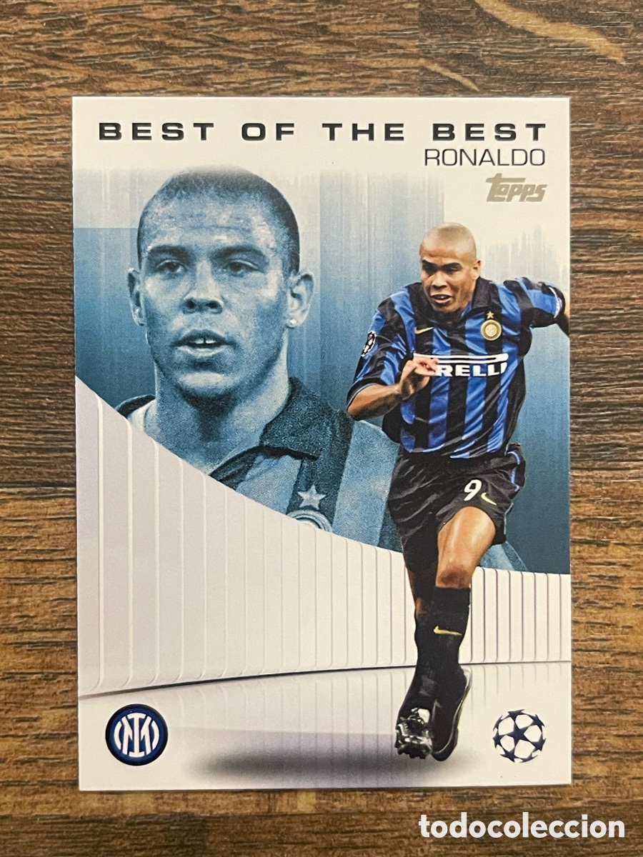 Fu&szlig;ball-Sticker: Ronaldo Nazario Best of the Best Topps