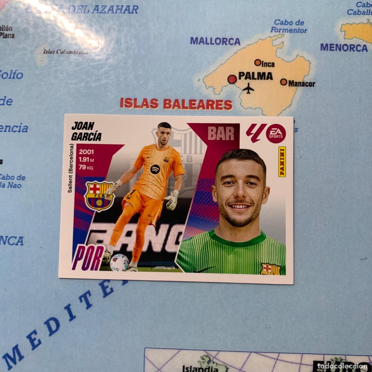 Cromos de F&uacute;tbol: Joan Garc&iacute;a &uacute;ltimo fichaje n&uacute;mero 8 Del Barcelona cromo liga este 25-26 2025-2026