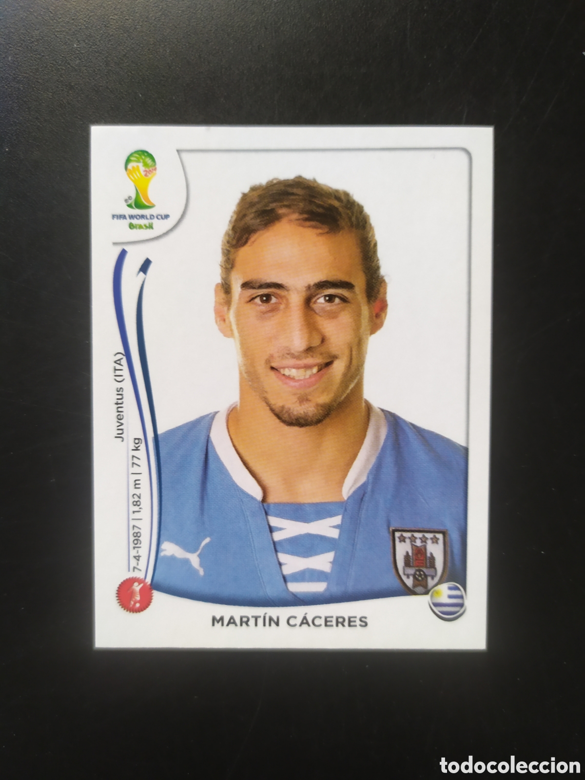 Cromos de F&uacute;tbol: Mundial FIFA Brasil 2014 panini C&aacute;ceres n&deg; 266 Uruguay