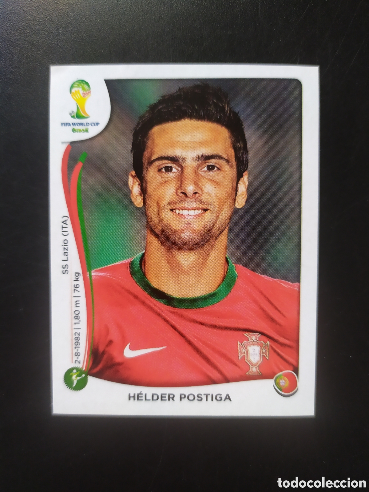Cromos de F&uacute;tbol: Mundial FIFA Brasil 2014 panini Helder Postiga n&deg; 524 Portugal
