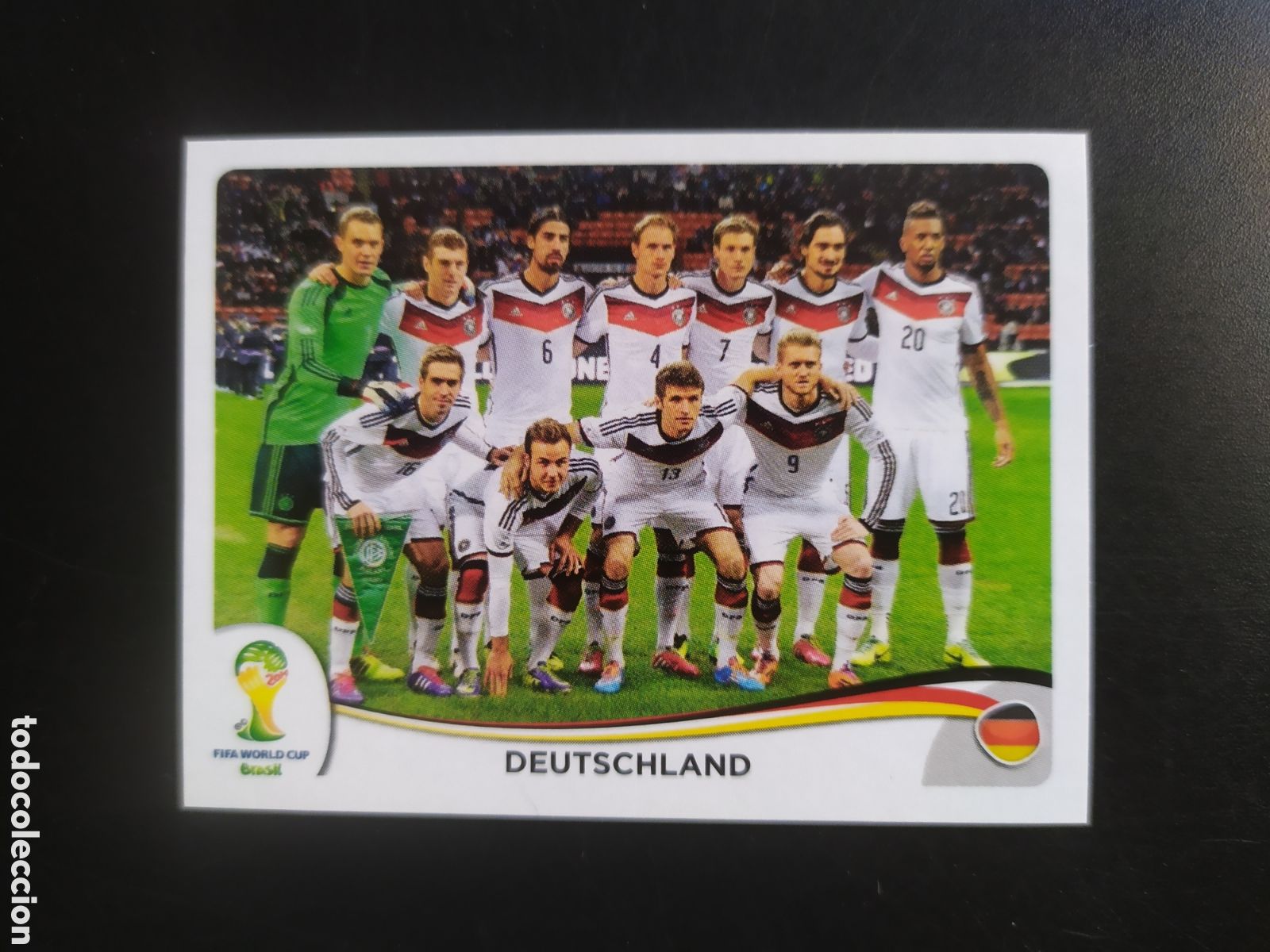 Football Stickers: Mundial FIFA Brasil 2014 panini alineaci&oacute;n n&deg; 489 Alemania