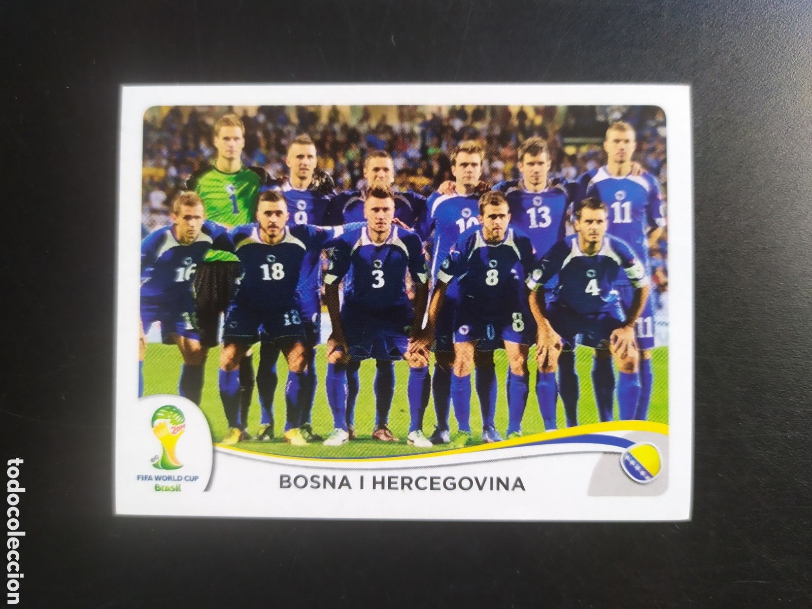Football Stickers: Mundial FIFA Brasil 2014 panini alineaci&oacute;n n&deg; 432 Bosnia Herzegovina