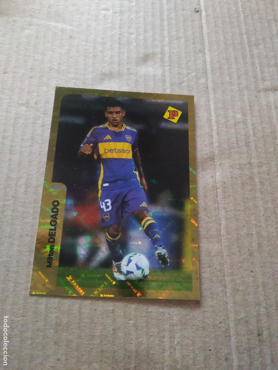 Fu&szlig;ball-Sticker: SEM 2 MILTON DELGADO BOCA JUNIORS CROMO FUTBOL ARGENTINO PANINI LIGA ARGENTINA 2025