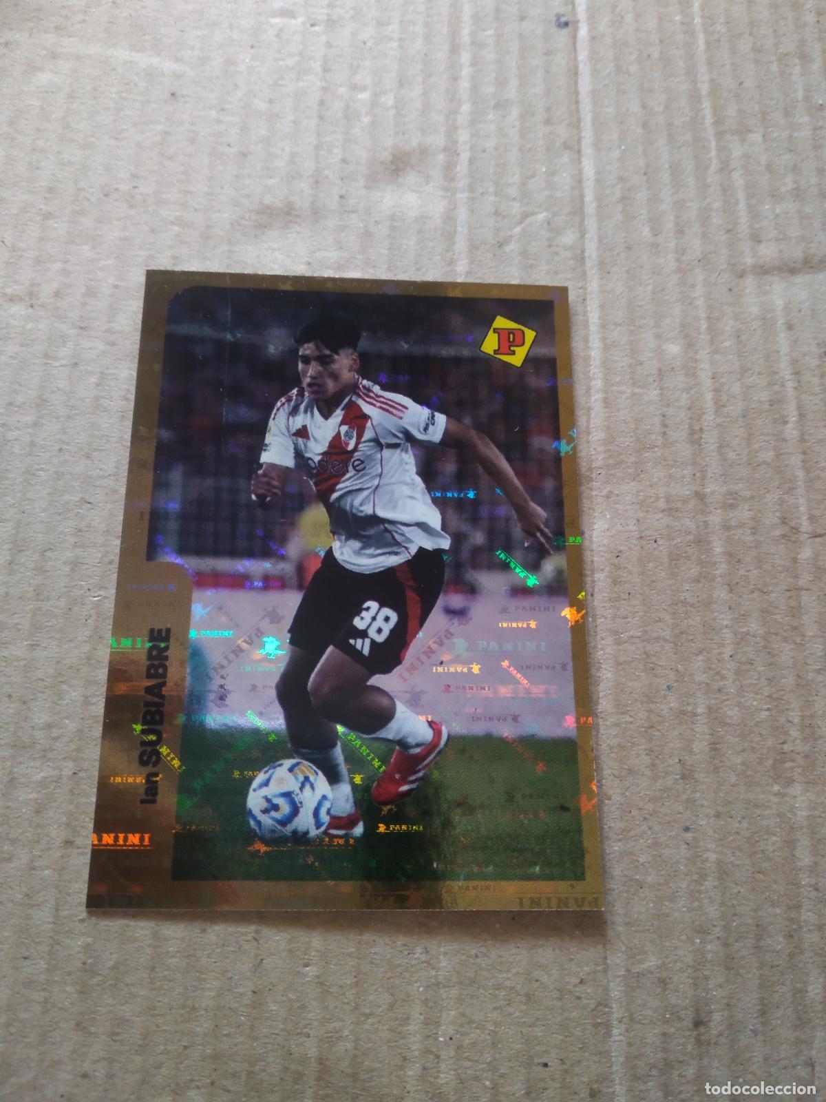 Cromos de F&uacute;tbol: SEM 9 IAN SUBIABRE RIVER PLATE CROMO FUTBOL ARGENTINO PANINI LIGA ARGENTINA 2025