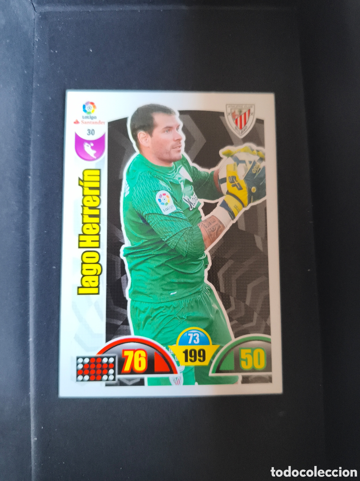 Cromos de F&uacute;tbol: IAGO HERRERIN 30 Athletic Club Bilbao 2017-2018 Adrenalyn XL Panini