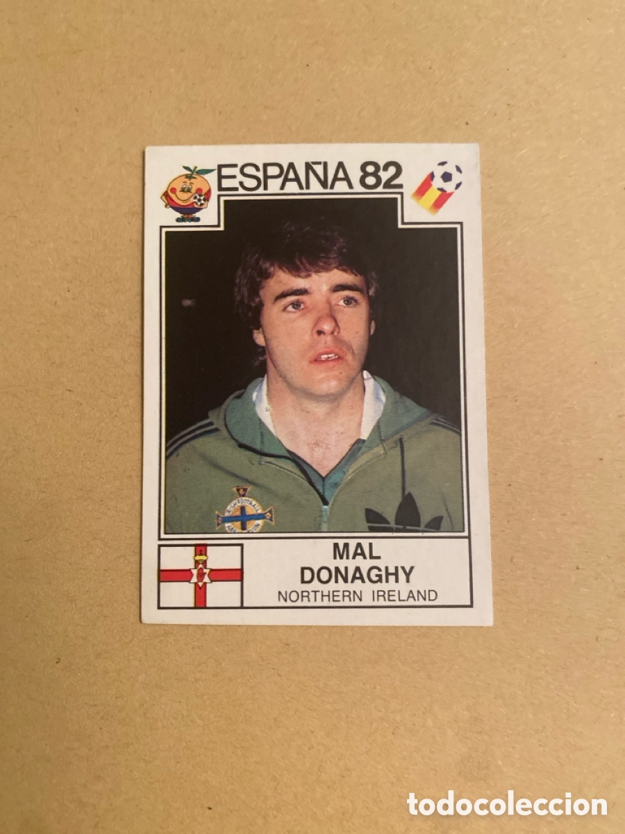 Cromos de F&uacute;tbol: Cromo panini mundial Espa&ntilde;a 82 n&uacute;mero 335 Donaghy - Sticker album world cup Spain 1982