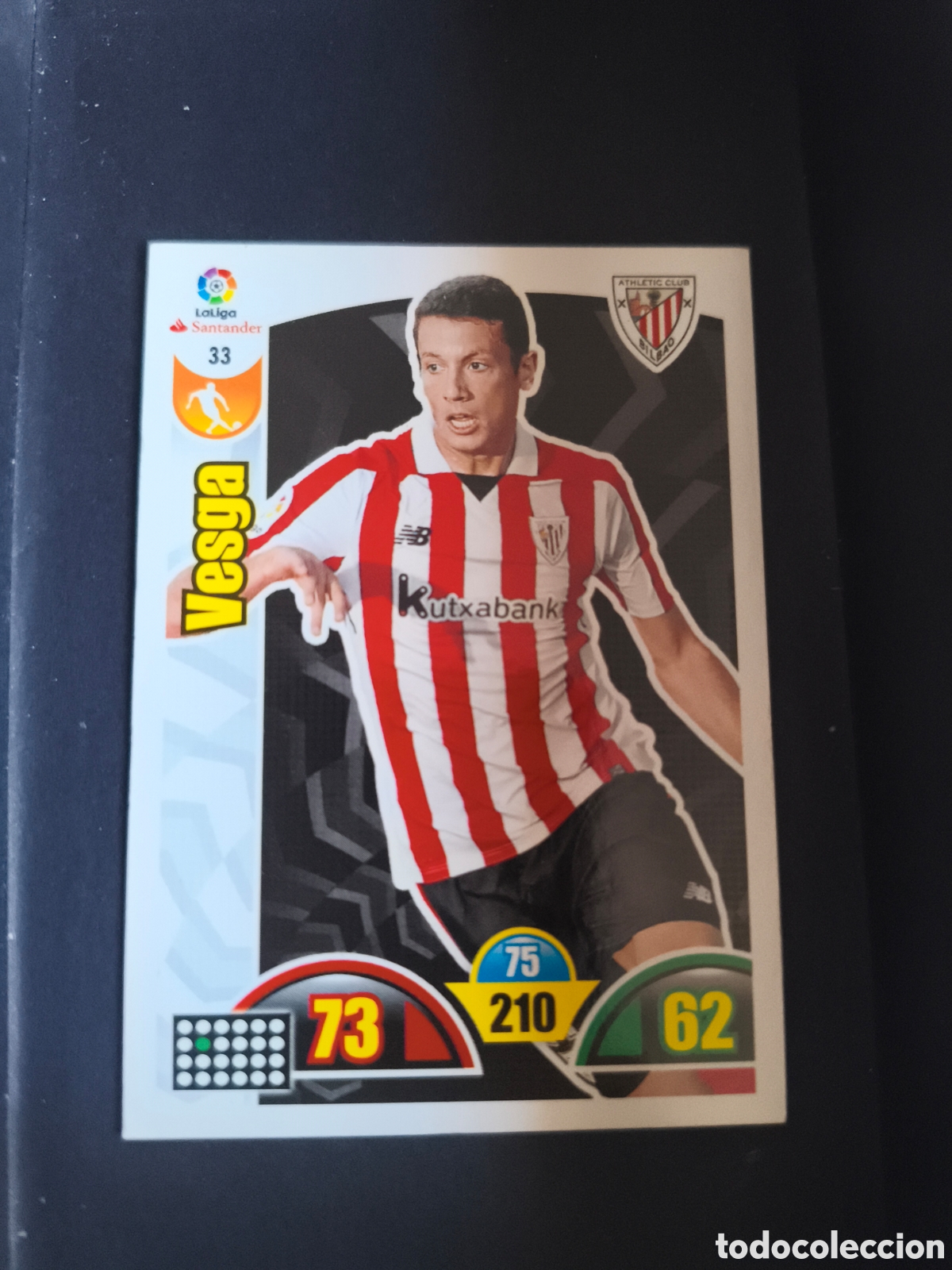 Cromos de F&uacute;tbol: VESGA 33 Athletic Club Bilbao 2017-2018 Adrenalyn XL Panini