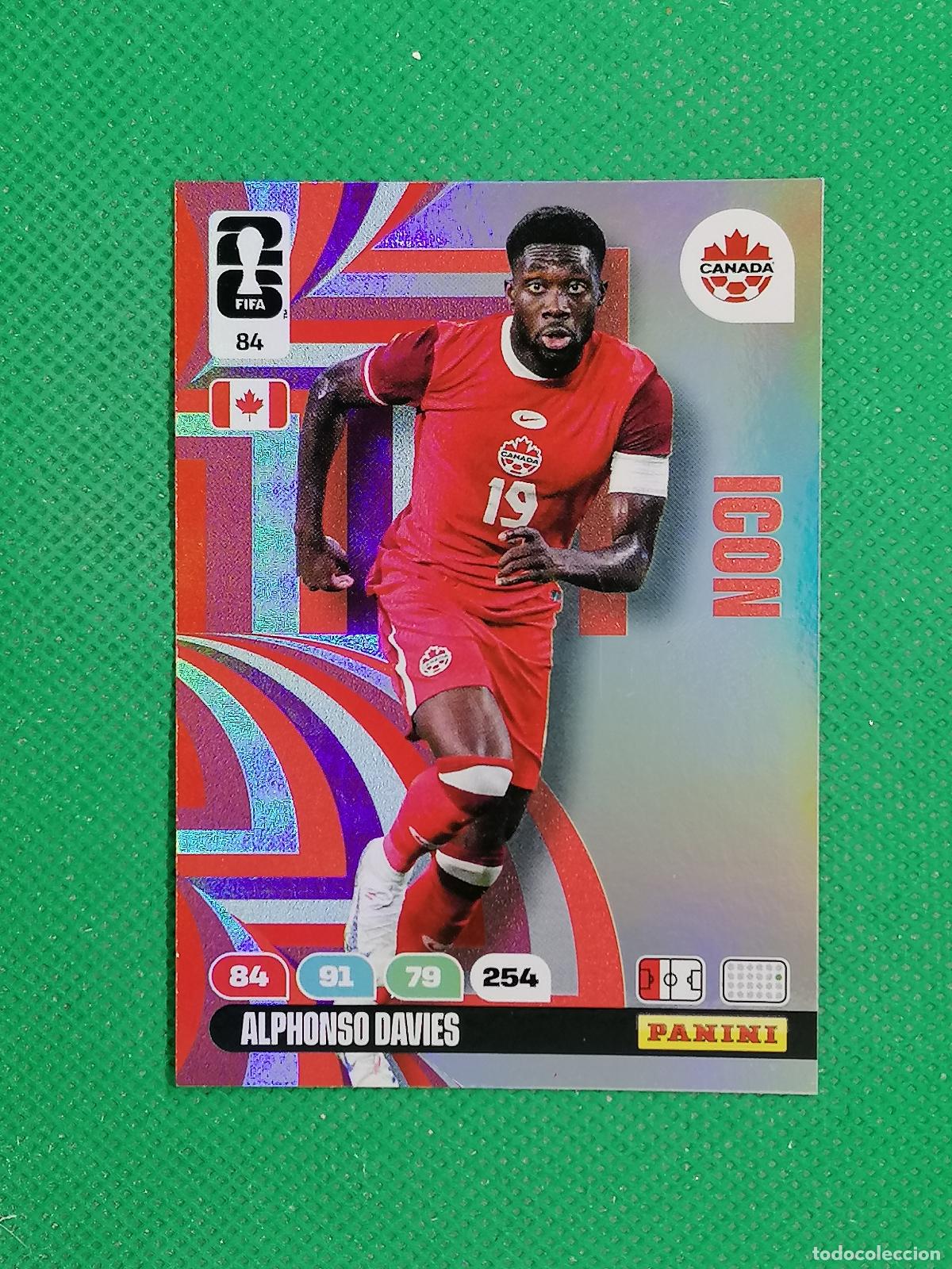 Cromos de F&uacute;tbol: 84 ALPHONSO DAVIES CANADA ICON ⚽ PANINI ADRENALYN FIFA WORLD CUP 26 2026 ⚽