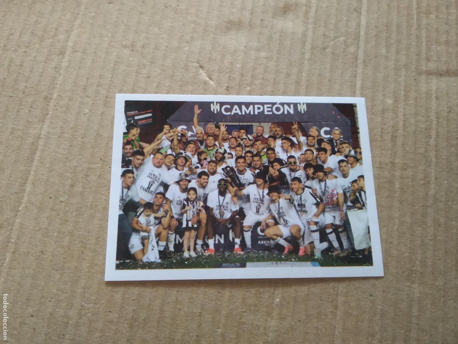 Cromos de F&uacute;tbol: COP4 EQUIPO PLANTILLA CENTRAL CORDOBA CAMPEON CROMO FUTBOL ARGENTINO PANINI LIGA ARGENTINA 2025