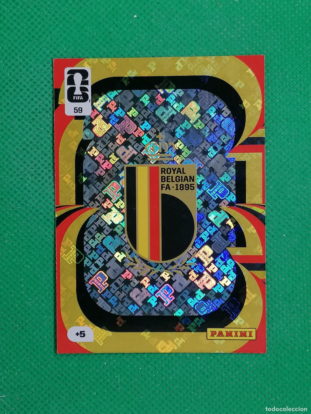Cromos de Futebol: 59 ESCUDO BELGICA TEAM CREST ⚽ PANINI ADRENALYN FIFA WORLD CUP 26 2026 ⚽