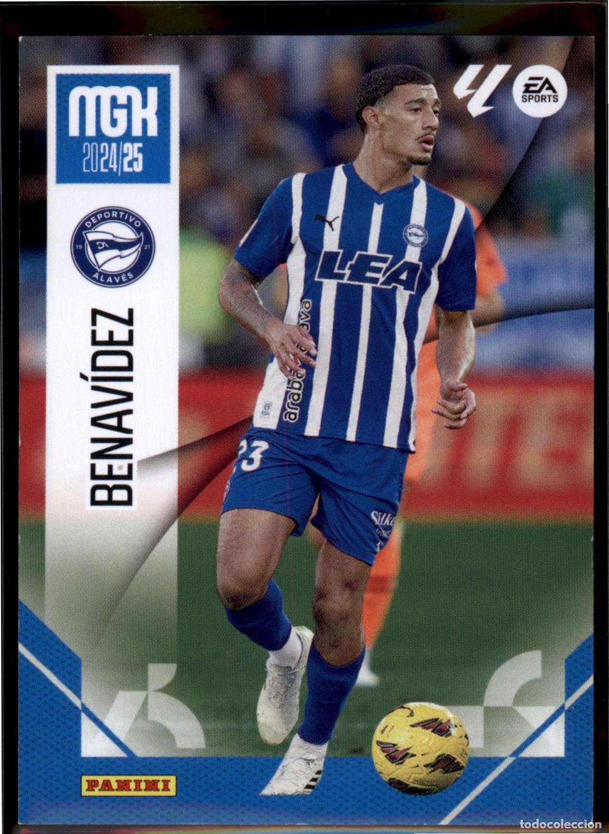 Cromos de Futebol: Benav&iacute;dez N&ordm; 30 Deportivo Alav&eacute;s LaLiga Santander Megacracks 2024 2025 Panini 24 25