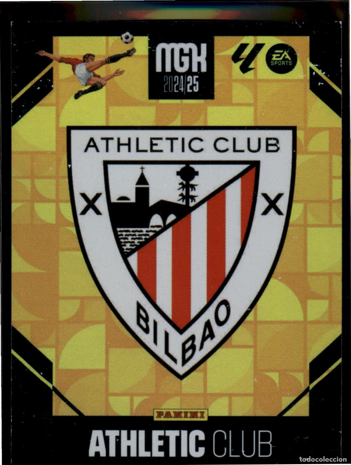 Cromos de Futebol: Escudo Athletic Club N&ordm; 37 LaLiga Santander Megacracks 2024 2025 Panini 24 25