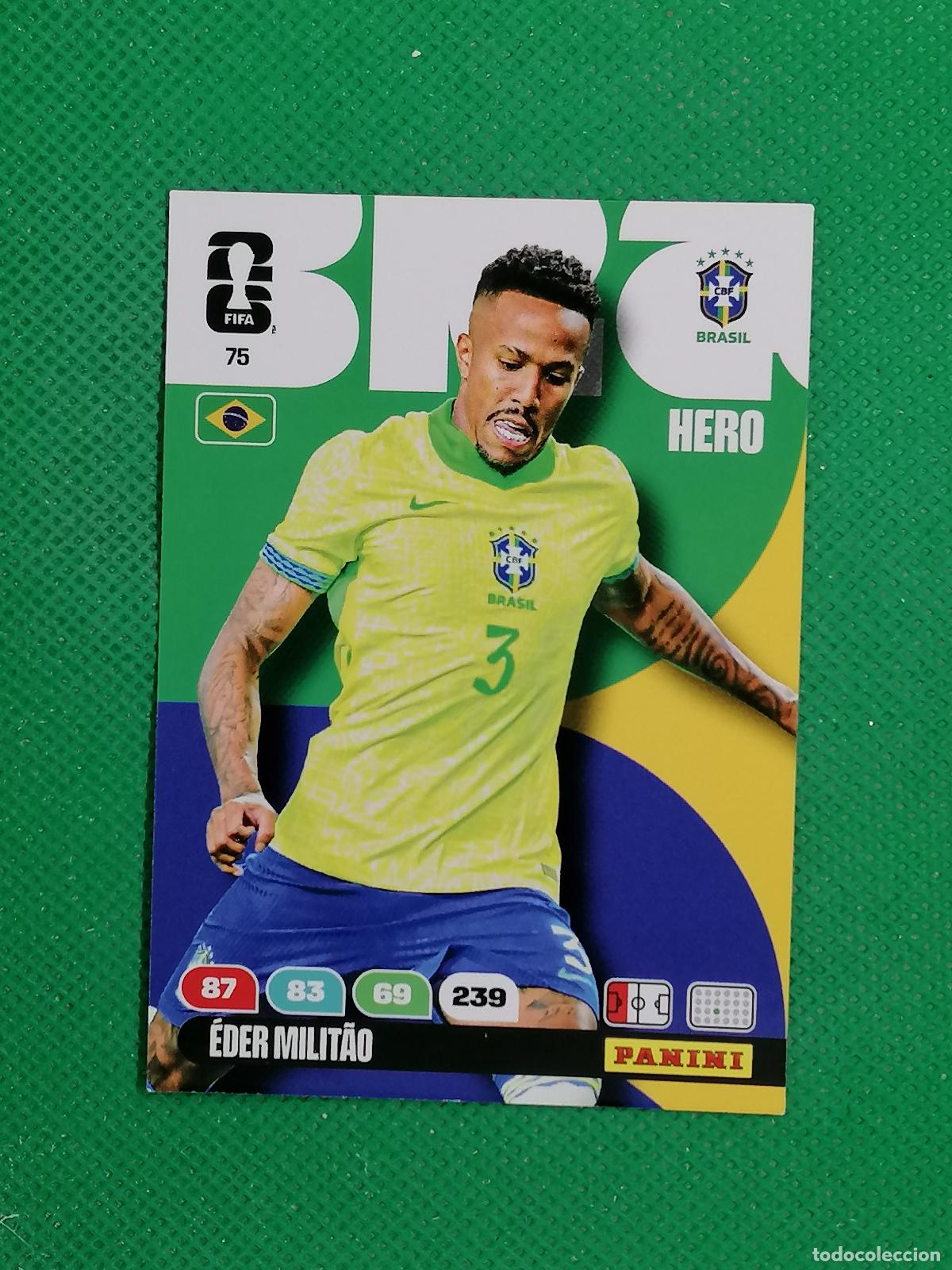 Cromos de Futebol: 75 EDER MILITAO BRASIL HERO ⚽ PANINI ADRENALYN FIFA WORLD CUP 26 2026 ⚽