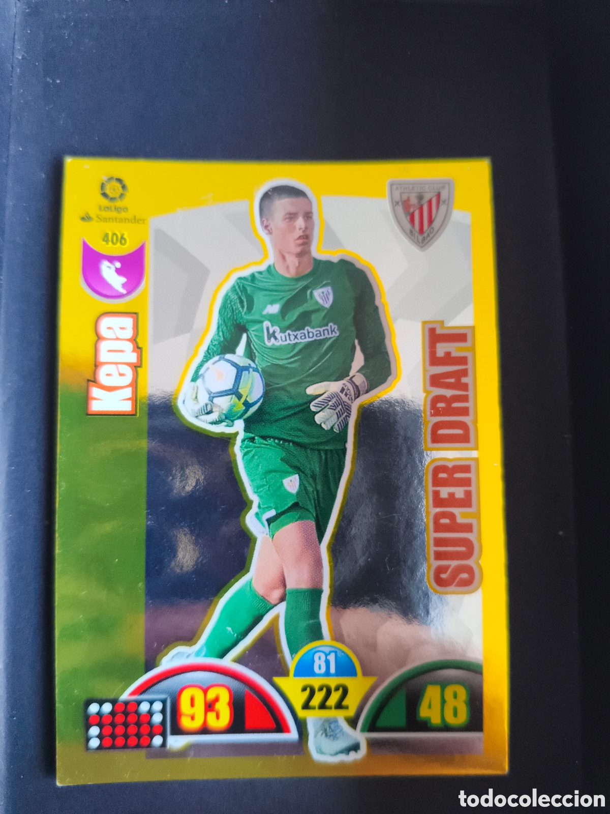 Cromos de F&uacute;tbol: KEPA 406 Super Draft Athletic Club Bilbao 2017-2018 Adrenalyn XL Panini