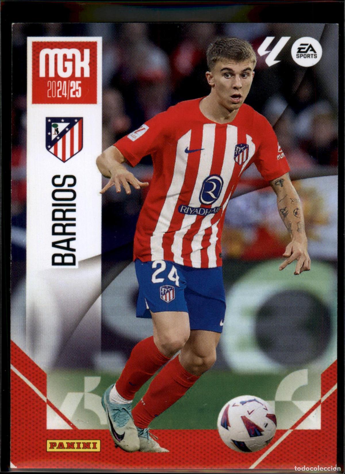 Cromos de F&uacute;tbol: Barrios N&ordm; 67 Atl&eacute;tico de Madrid LaLiga Santander Megacracks 2024 2025 Panini 24 25