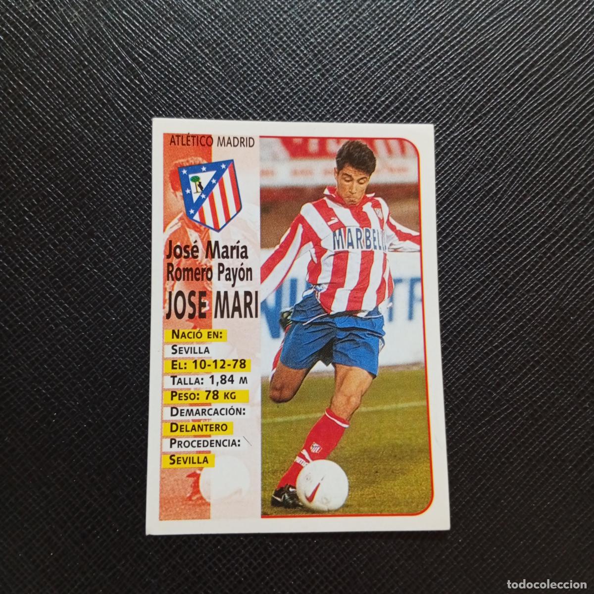 Cartes &agrave; collectionner de Football: 102 JOSE MARI AT MADRID PANINI 1998 1999 CROMO FUTBOL LIGA 98 99 - SIN PEGAR - A111 PG352
