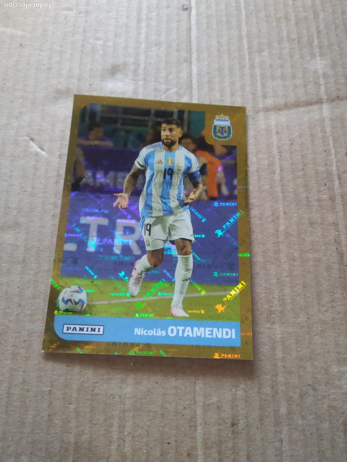 Cromos de F&uacute;tbol: ARG 4 NICOLAS OTAMENDI SELECCION NACIONAL CROMO FUTBOL ARGENTINO PANINI LIGA ARGENTINA 2025
