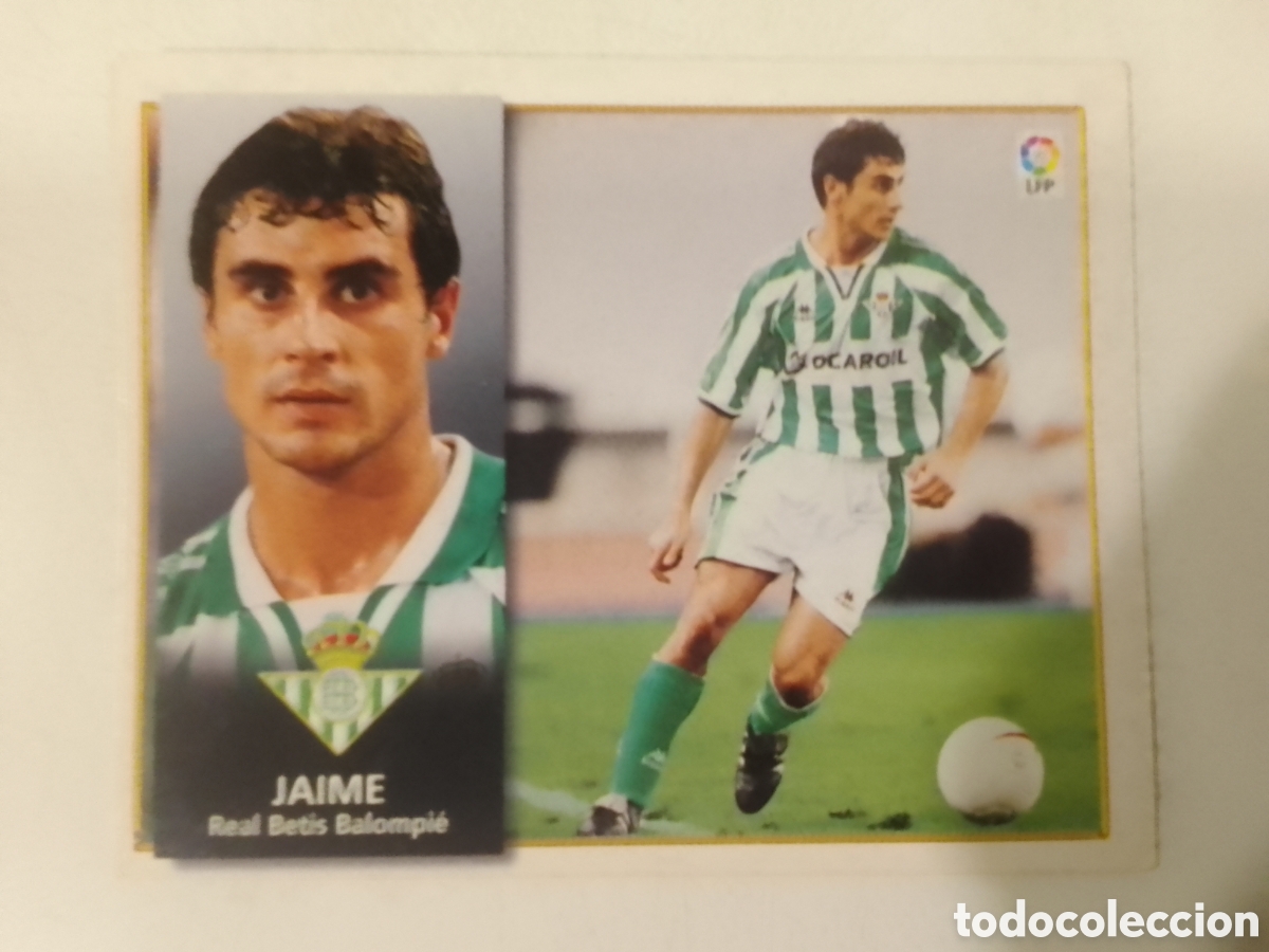 Cromos de F&uacute;tbol: Colecciones Este 98-99 Jaime &bull; Betis.